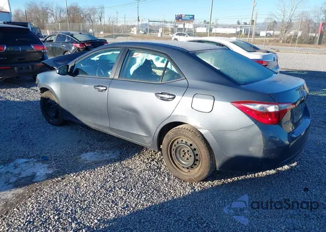 2014 Toyota Corolla Le из США, поврежденный, VIN 5YFBURHEXEP091485